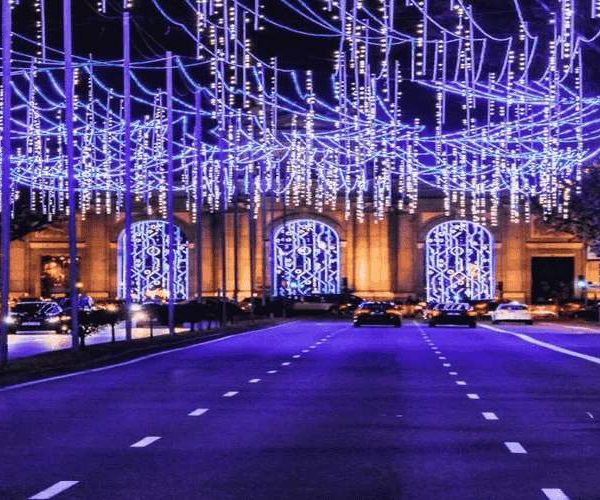 pasear en navidad en Madrid